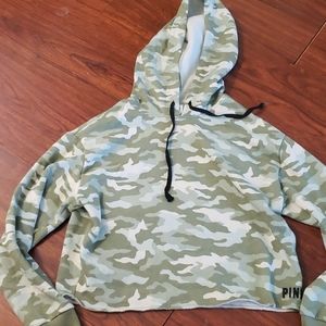 Cropped PINK Victoria's Secret Hoodie